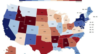 10 Most Liberal States in the U.S.