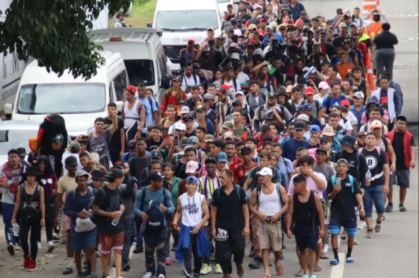 1,500 migrants rush to us border ahead of trump’s inauguration