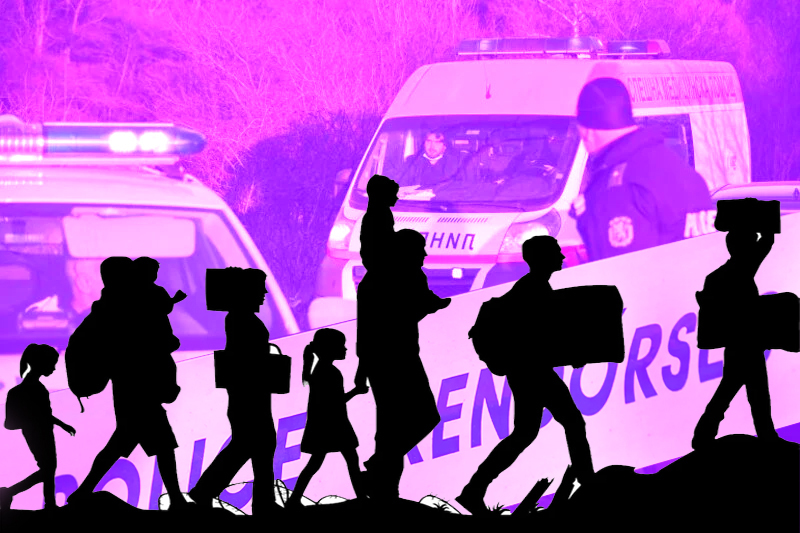 17 migrants found crammed in airless truck near hungary's southern border