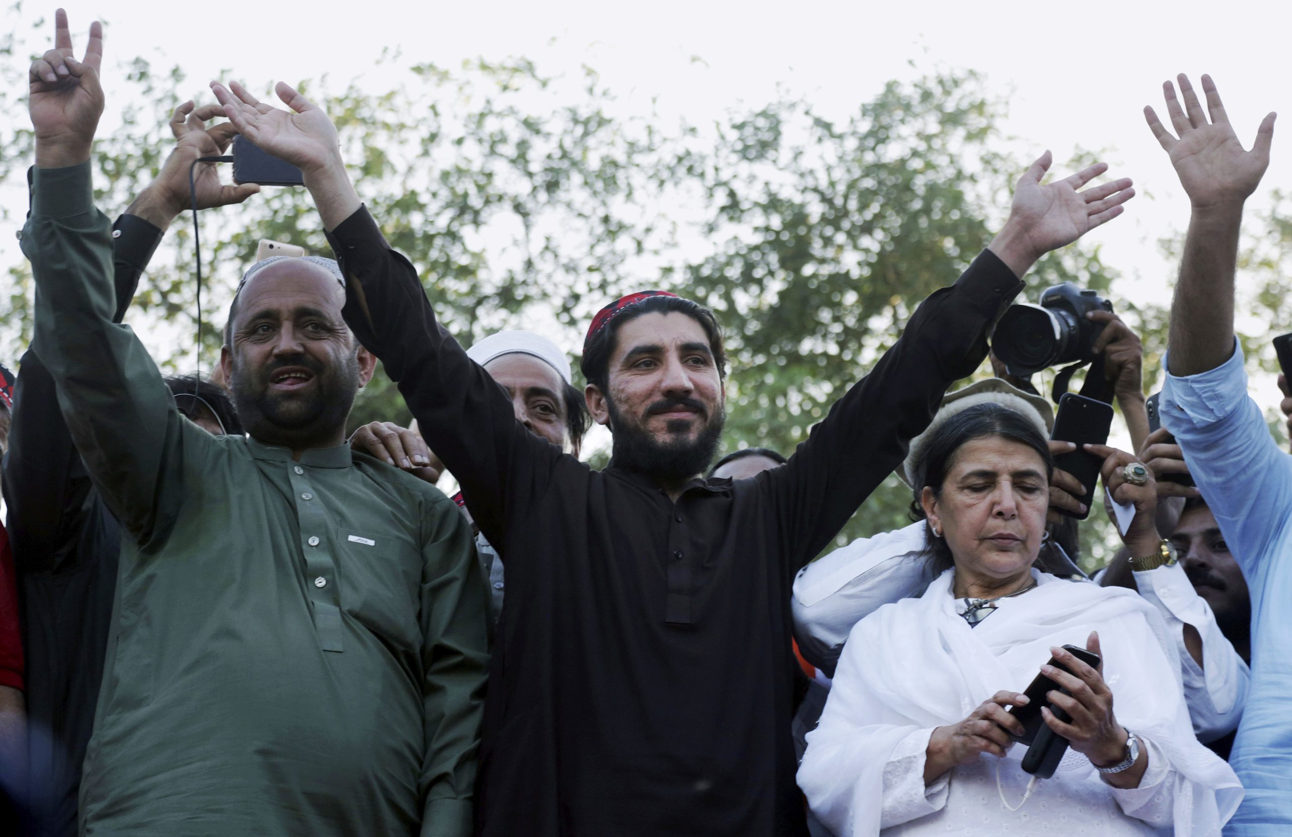 Pakistan arrests a human rights leader who criticized the army’s violations.