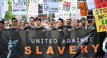 Qatar’s human rights and foreign workers rights violations.