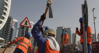 The US State Department: workers died in Qatar as a result of harsh working conditions.