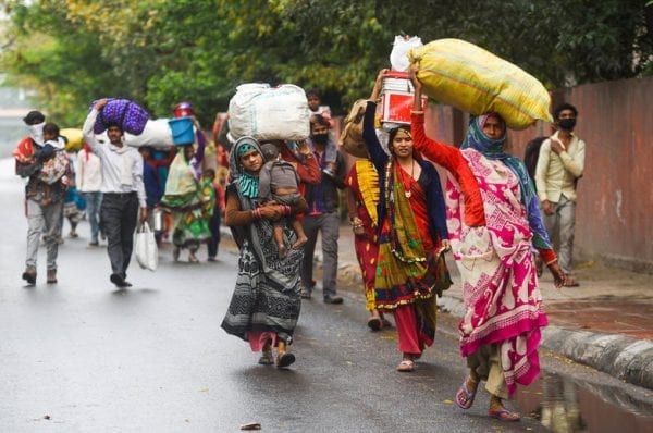 Coronavirus Lockdown Sends Migrant Workers On A Long And Risky Trip Home