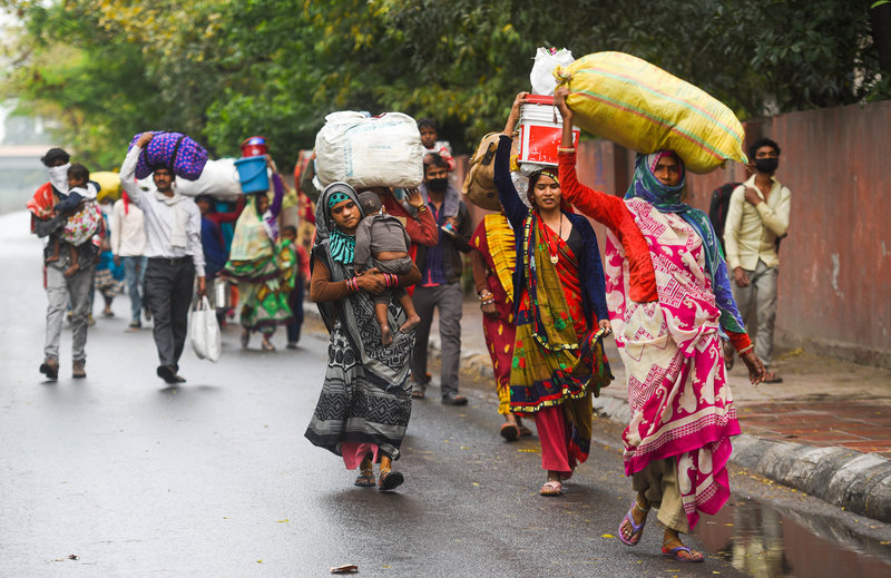 Coronavirus Lockdown Sends Migrant Workers On A Long And Risky Trip Home