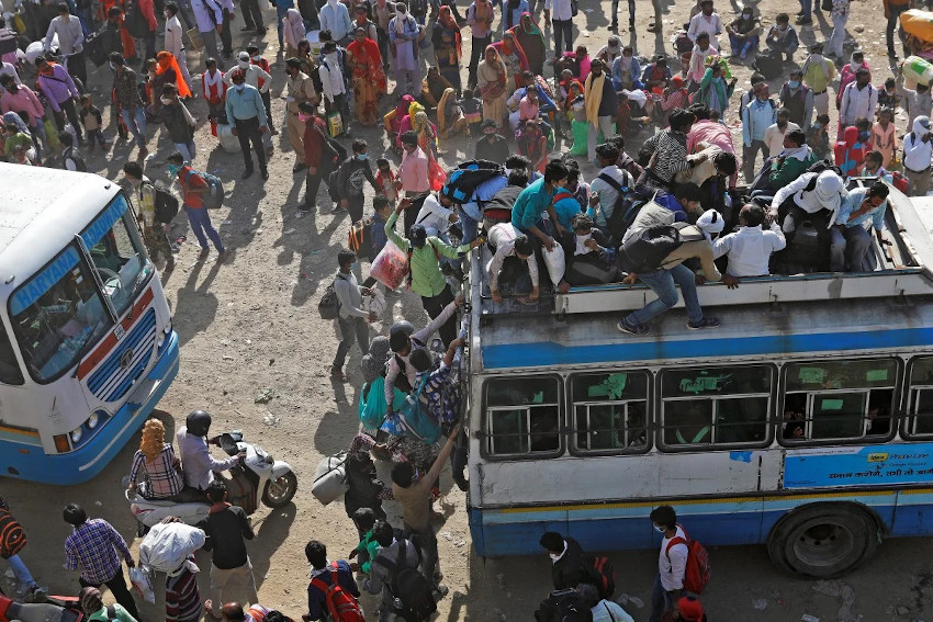Migrant Laborers in India during Coronavirus Lockdown