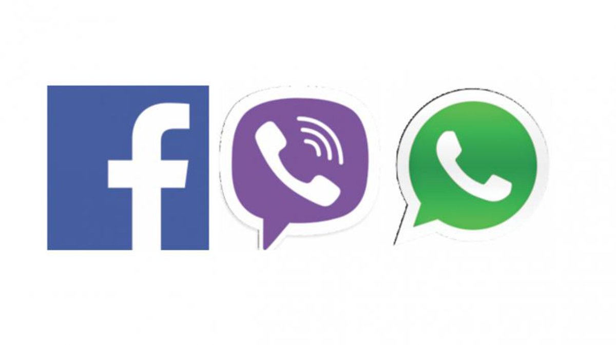 Whatsapp, Facebook, Viber