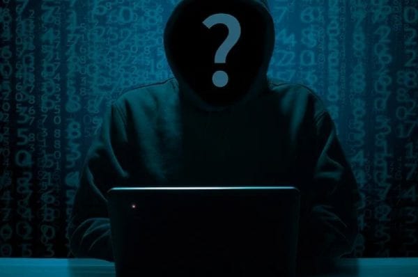 Hacker silhouette hack anonymous
