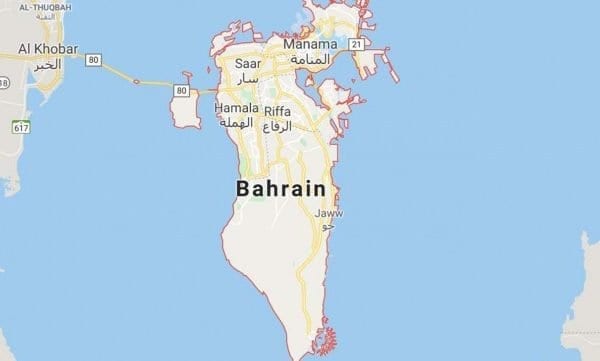 Map of Bahrain