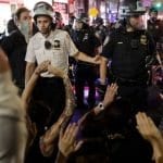 Police arrested people for protesting for Geroge Flyod