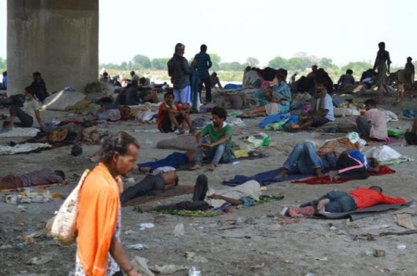 Hundreds of Indian migrant workers have been stranded on India-Nepal border