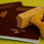 Image of Passport with stamp