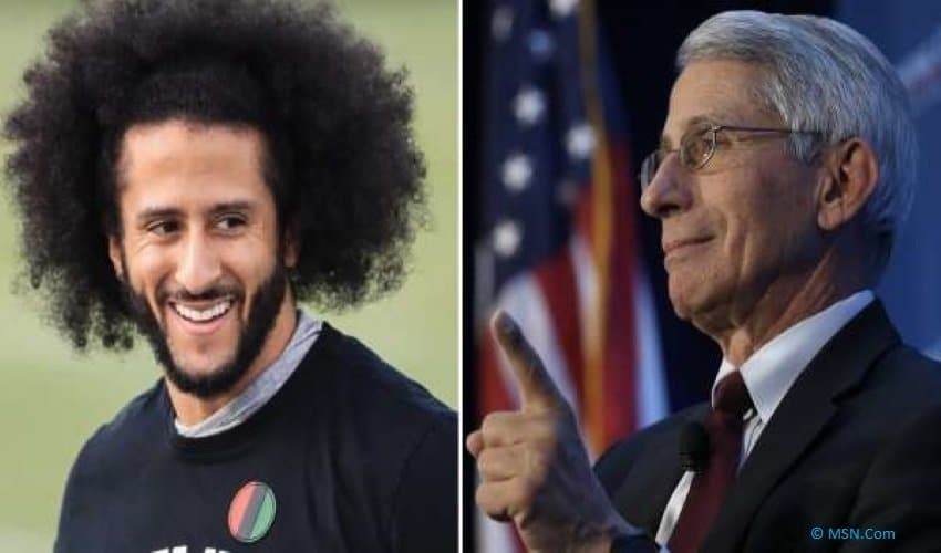 Fauci and Kaepernick will be honored with Robert F. Kennedy Human Rights Award