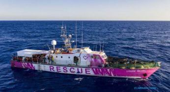 Banksy funded boat Louise Michel close to ‘state of emergency’ with 200 migrant refugees onboard, say European authorities are turning them away