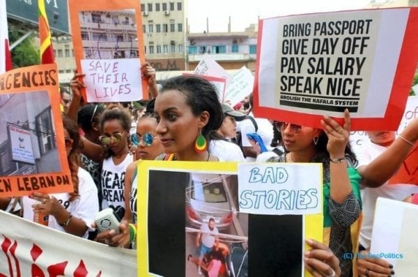 Lebanon, migrant workers, labor contracts, Kafala (Sponsorship) System, Lamia Yammine