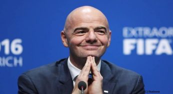FIFA president checks on Qatar’s World Cup 2022 preps but stays silent on workers abuse and mishandling of Covid