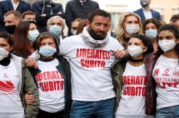 Italian fishermen, Libya, Mazara del Vallo, human trafficking, Tripoli, Sicilian fishermen
