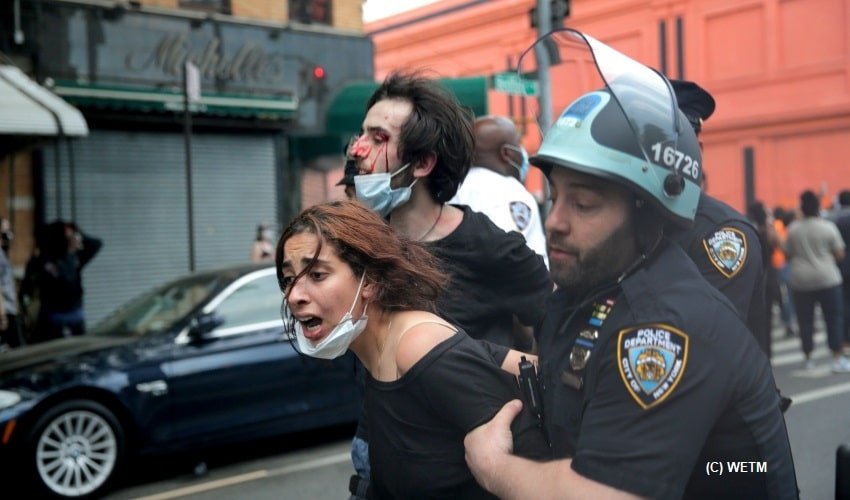 NYPD sued for alleged police brutality during Floyd protests