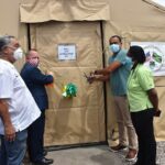 40-bed field hospital is opened at May Pen Hospital in Clarendon