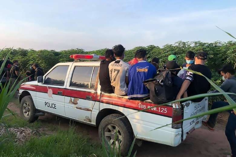 7 cambodian migrant workers illegal arrest by the thai government