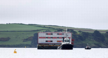 A Beacon of Hope: The Giant Barge En Route to Provide Shelter for Hundreds of Asylum Seekers