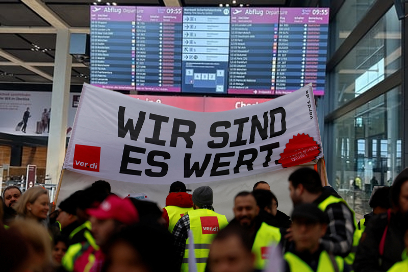 Airports in Hamburg and Berlin Have Canceled Flights- Strike