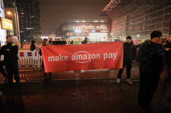 amazon workers launch global black friday strike