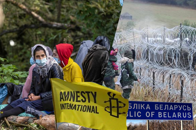 amnesty accuses latvia of abusing migrants on belarus border