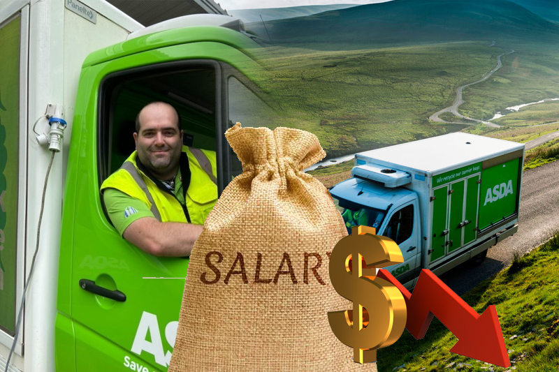 asda to cut delivery drivers’ pay by 12% despite staff shortage