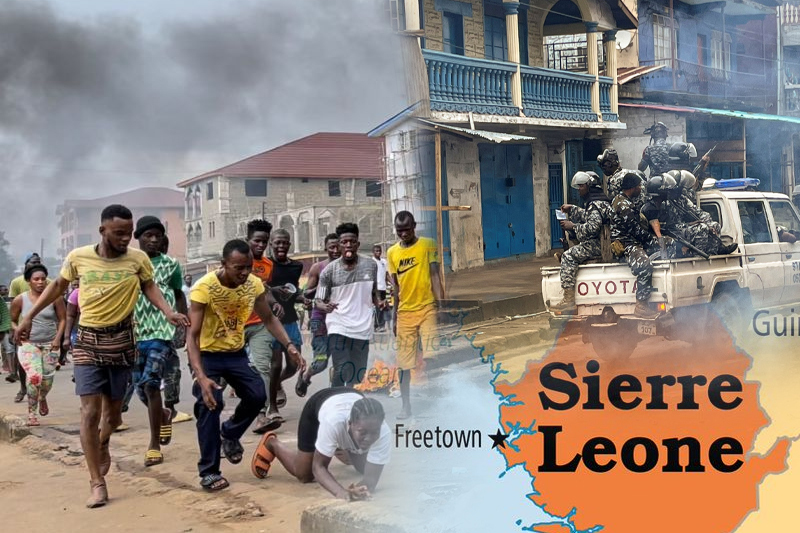 at least 21 protesters killed during anti government protests in sierra leone, sources say