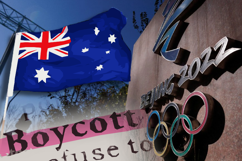 australia is also joining the suit after united states in boycotting beijing winter olympics 2022 over human rights concerns