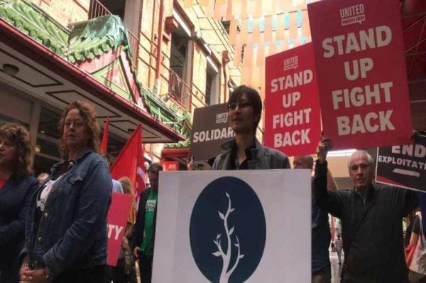 Australia’s Chinatown protest