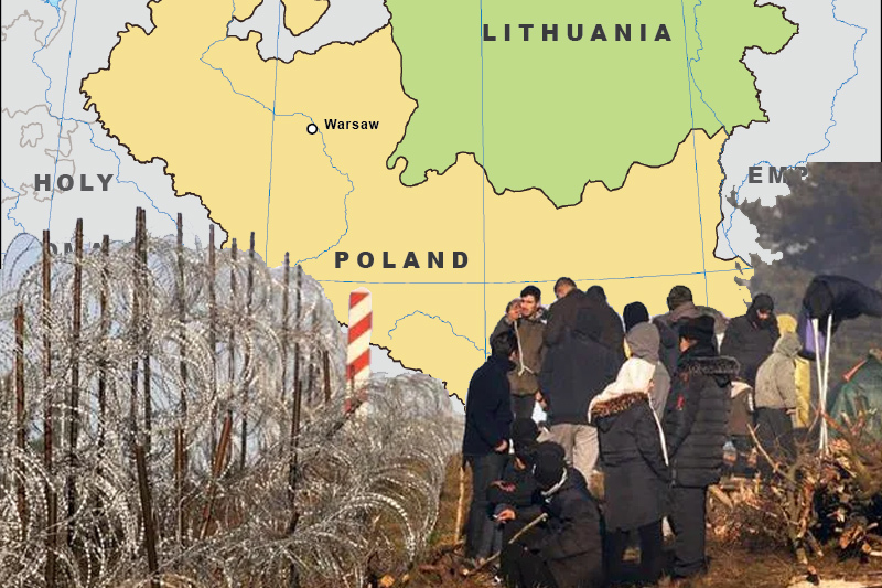 belarus' visa free travel scheme raises concerns of unauthorised migration to poland and lithuania