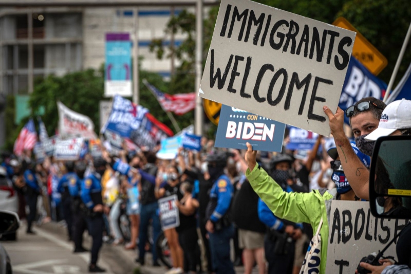 biden protests over gun violence & recognizes it as human rights issue