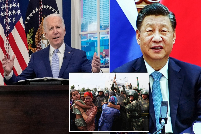 Punishing China for rights abuses: Biden signs bill banning imports from Xinjiang