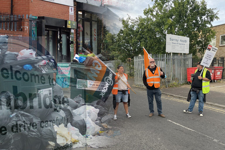 Bin strike in Elmbridge and Surrey Heath