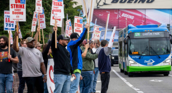 Boeing Furloughs tens of thousands of employees amid labour strike