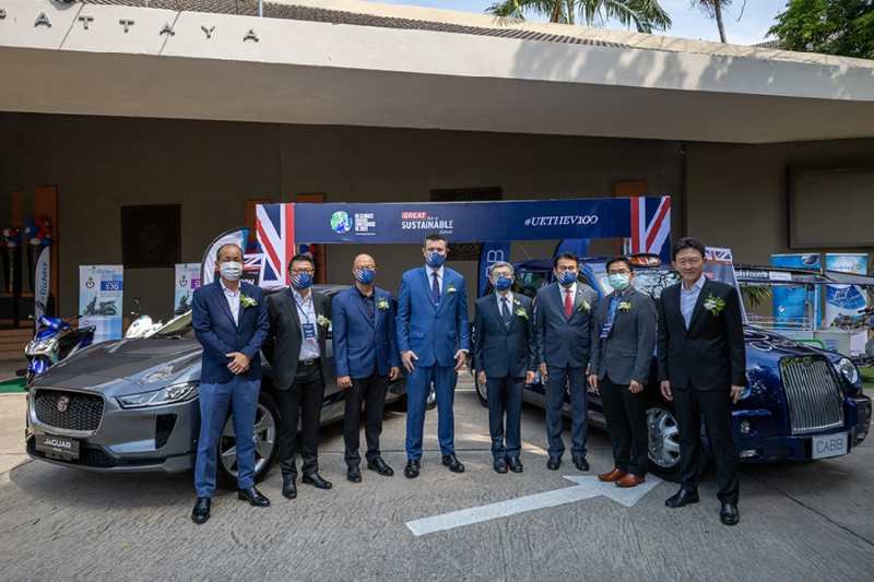 British Embassy Bangkok exhibits British EV and future smart city solutions