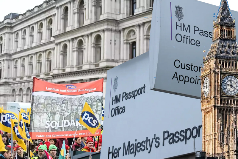 british passport officers to take 5 weeks of strike action