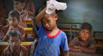 ￼Students are allegedly forced to sweep the classroom at a private school in Coimbatore