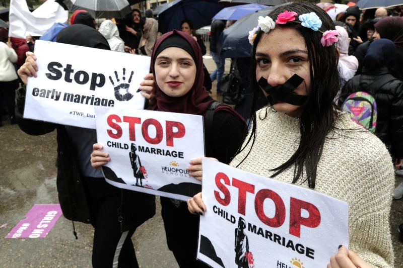 child marriages go unnoticed in lebanon and syria