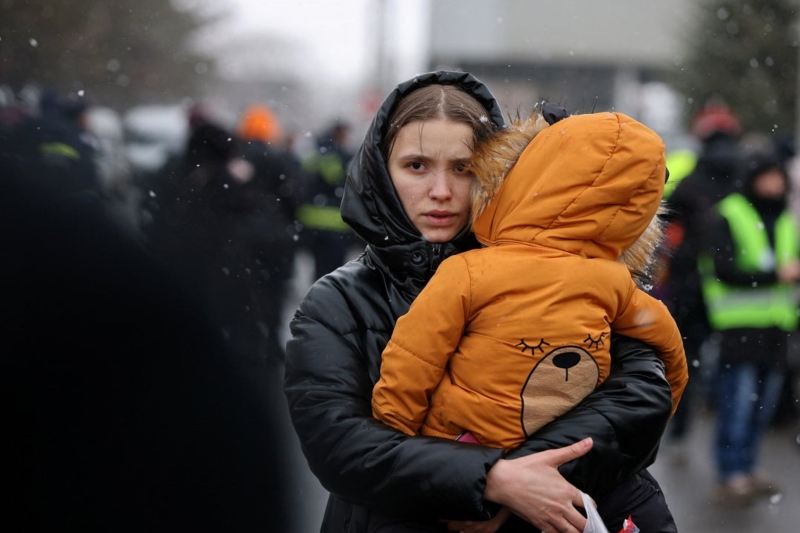child survivors in ukraine falling prey to human trafficking on polish border