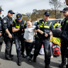 climate activist greta thunberg arrested at university of copenhagen in pro palestinian protest