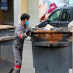 conservancy workers on strike over salary delay; garbage bins overflowing in streets