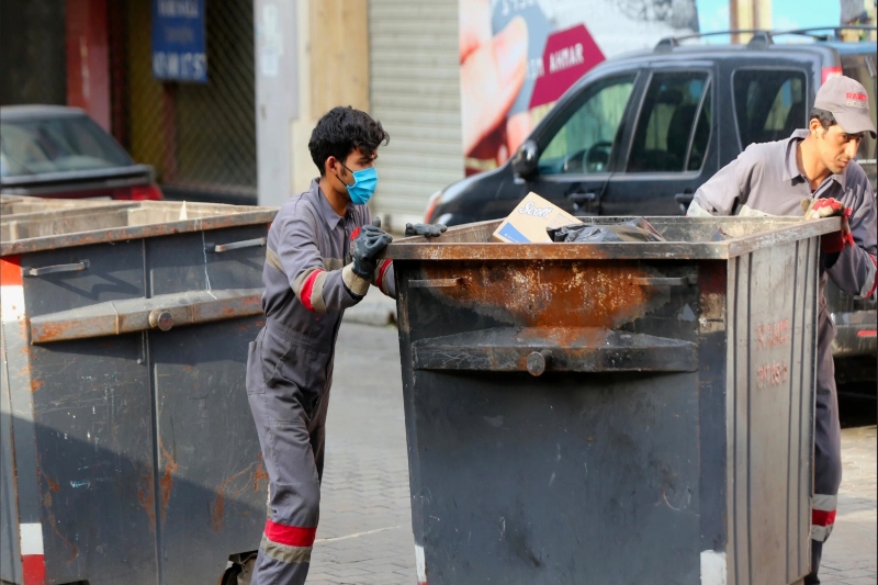 Conservancy Workers On Strike Over Salary Delay; Garbage Bins Overflowing In Streets