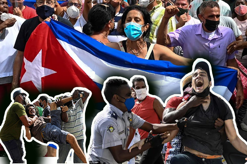 crackdown on protests creates rights crisis in cuba