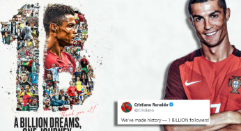 Cristiano Ronaldo creates a vibrant history by becoming the first person with “1 Billion followers”