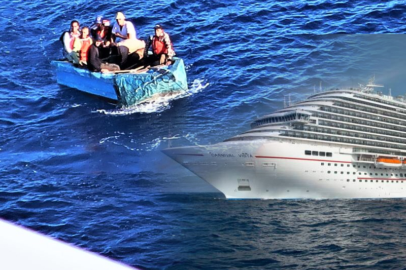 Cruise ship rescues Cuban migrants stranded at sea