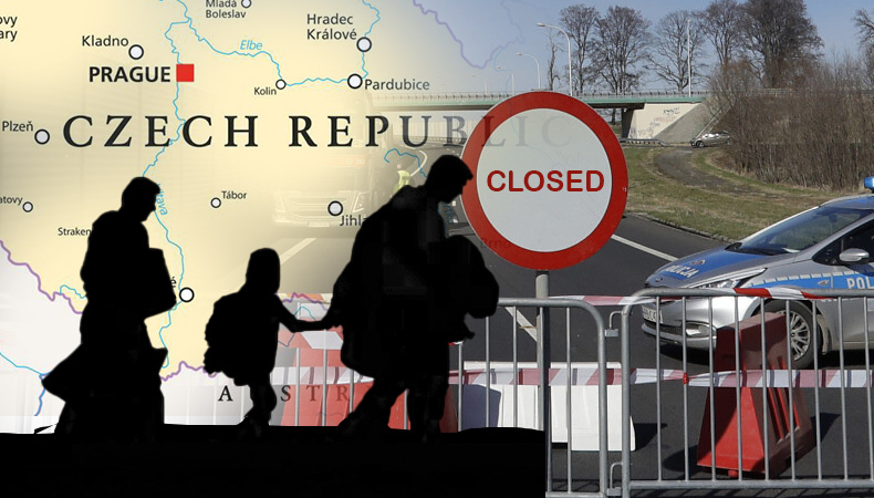 czech republic plays cautious game by closing border for 10