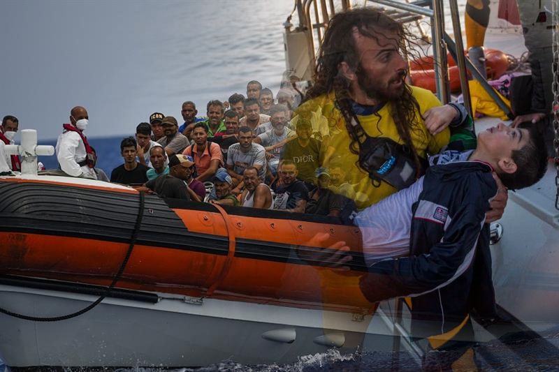 dozens missing after migrant boat sinks off coast of greek island