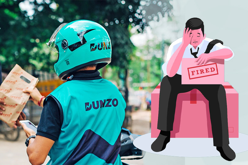 dunzo fires 30% of its workforce unicorn layoff !